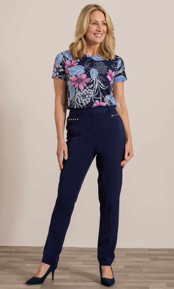 Anna Rose Slim Leg Trousers 29 Inch
