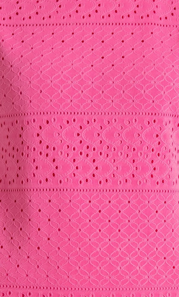 Anna Rose Eyelet Jacquard Top