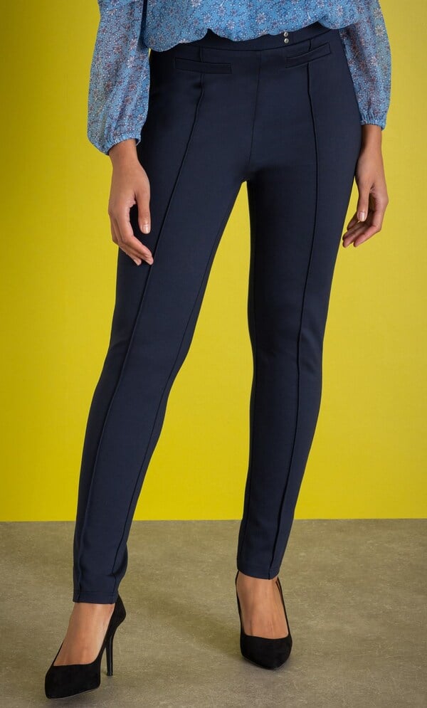 Pull On Ponte Trousers