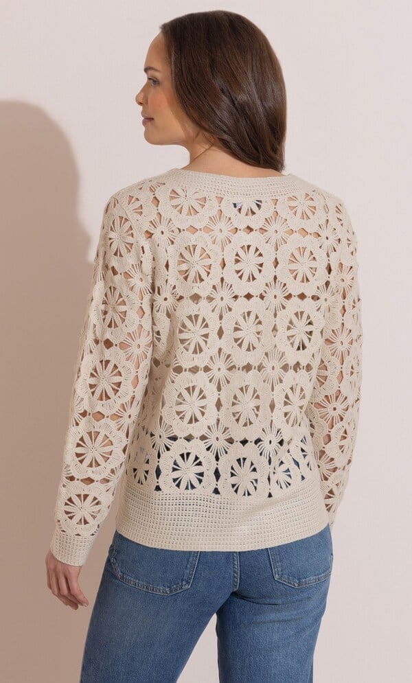 Crochet Knitted Cardigan