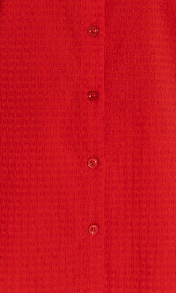 Seersucker Sleeveless Blouse