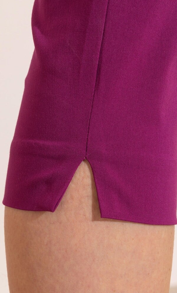 Stretch Pull On Capri Trousers
