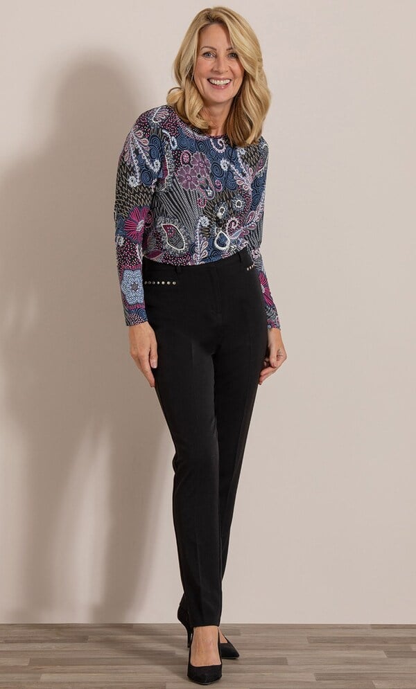 Anna Rose Slim Leg Trousers 29 Inch