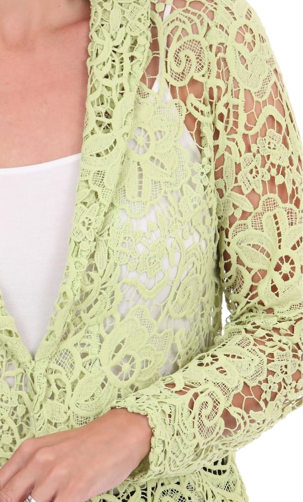 Long Sleeve Crochet Jacket