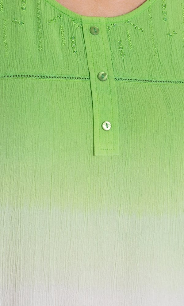 Embellished Dip Dye Sleeveless Top