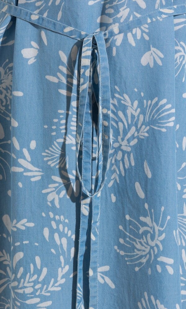 Sleeveless Printed Dress
