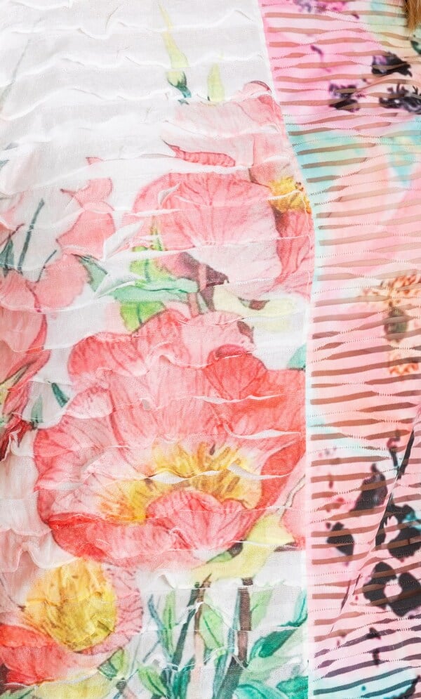 Anna Rose Printed Short Sleeve Top