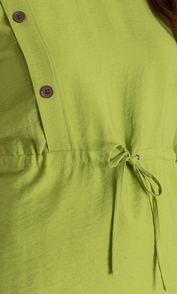 Tie Waist Short Sleeve Top