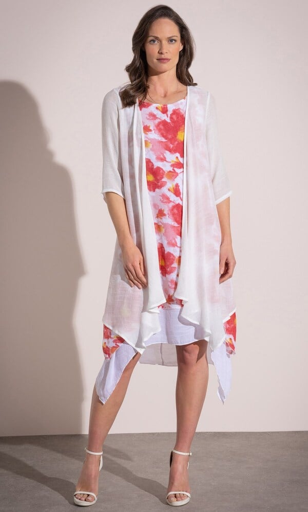 Longline Lightweight Waterfall Cover Up