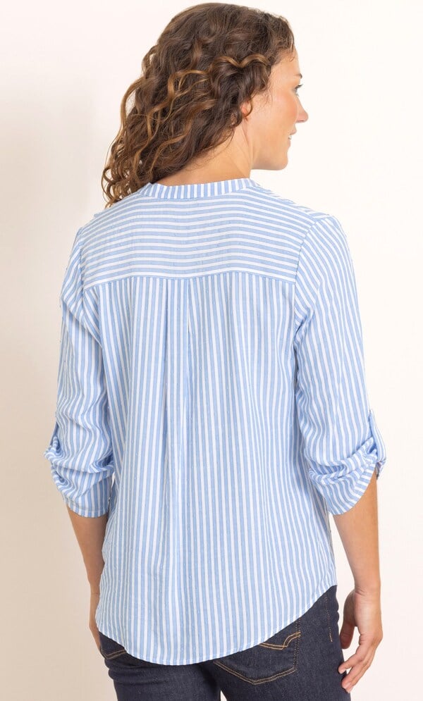 Anna Rose Striped Blouse