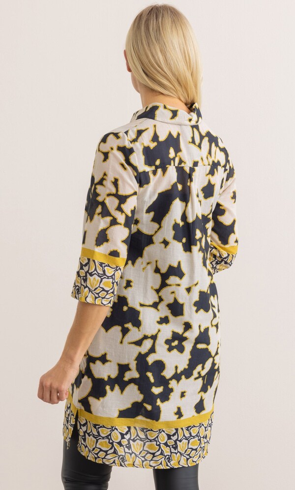 Tunique Klass Mustard à Carreaux - Taille 12 - Viscose - Occasion Très Bon État