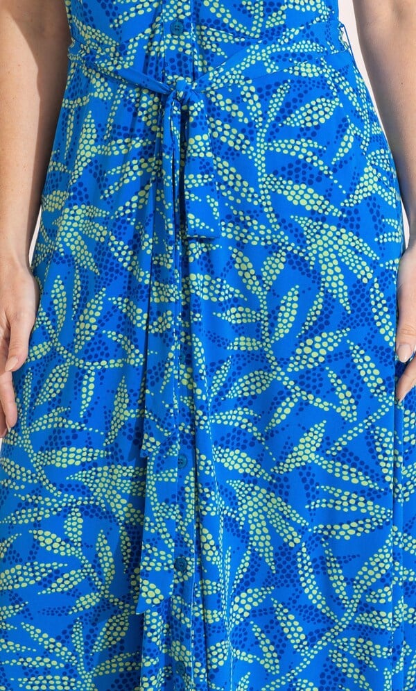 Anna Rose Printed Midi Shirt Dress
