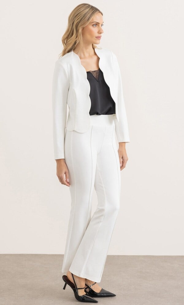 Ponte Kick Flare Pull On Trousers