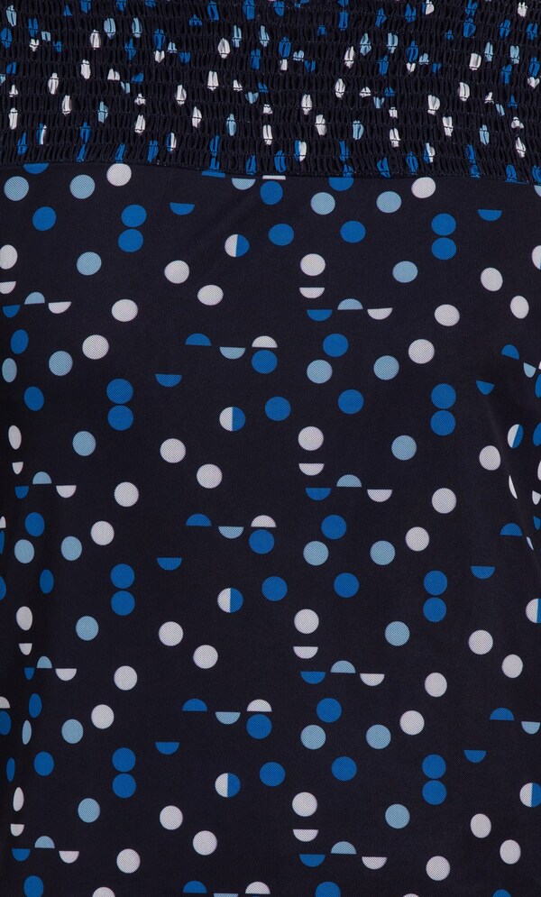 Polka Dot Long Sleeve Mesh Top