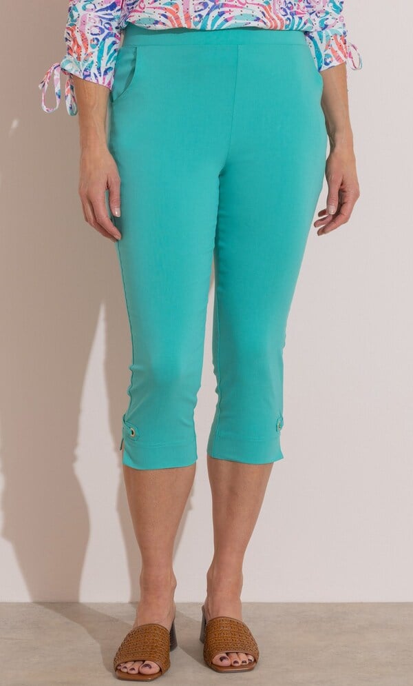 Anna Rose Elasticated Capri Pants