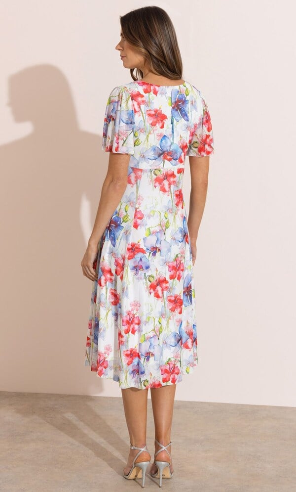 Floral Printed Midi Dress