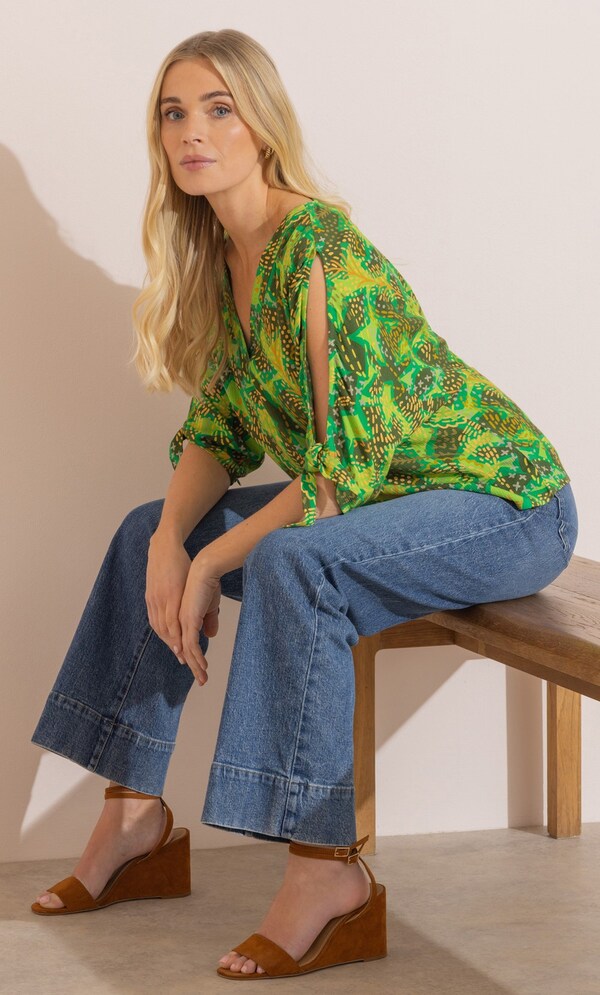 Botanical Print Top