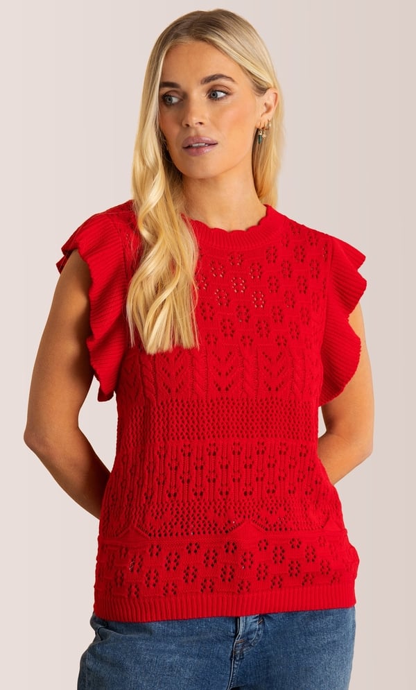 Knitted Cotton Tank Top