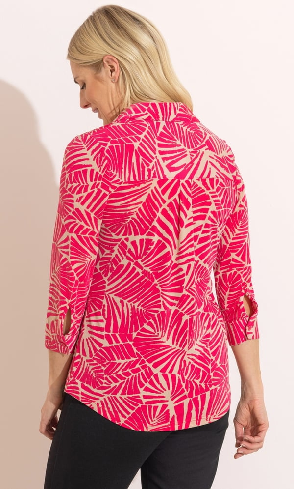 Anna Rose Printed Jersey Top