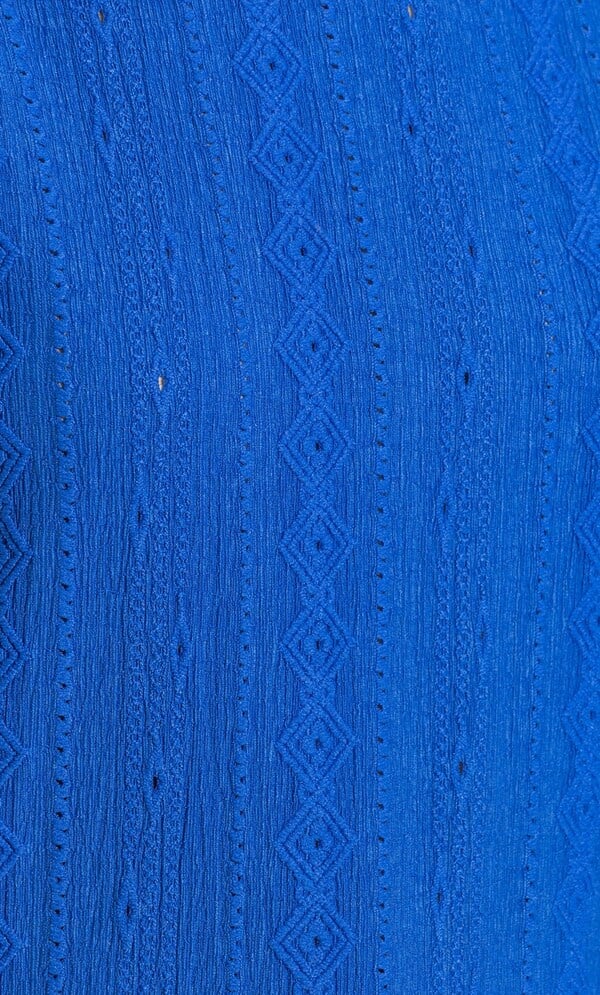 Jersey Jacquard Cutwork Top