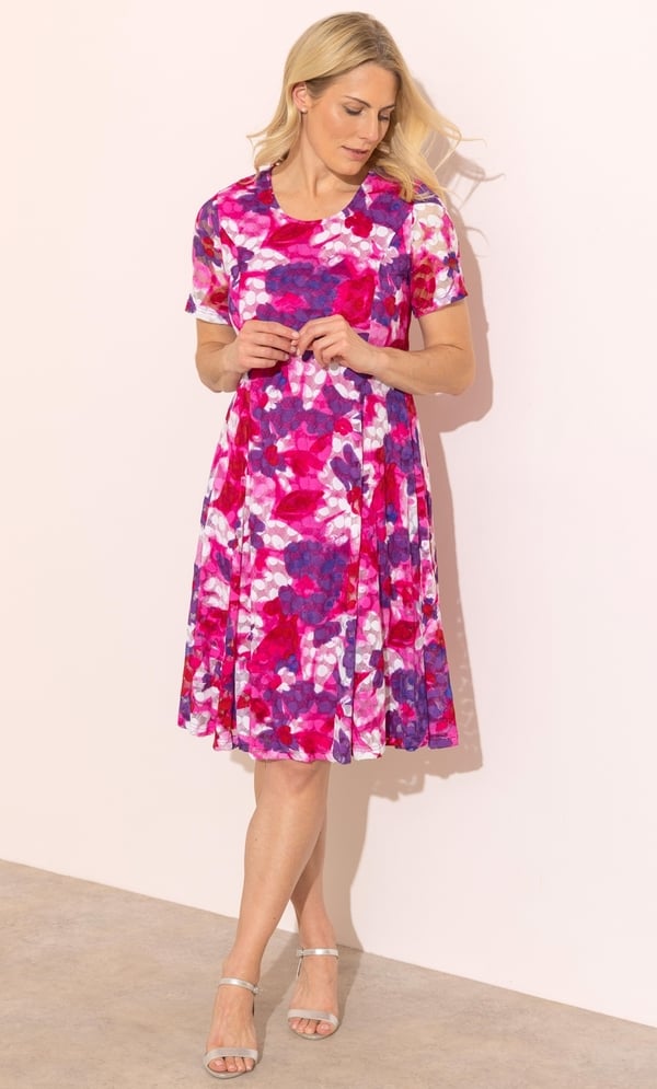 Anna Rose Floral Lace Midi Dress