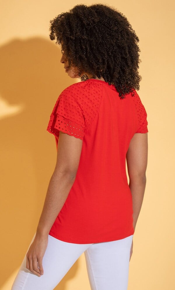 Layered Short Sleeve Top