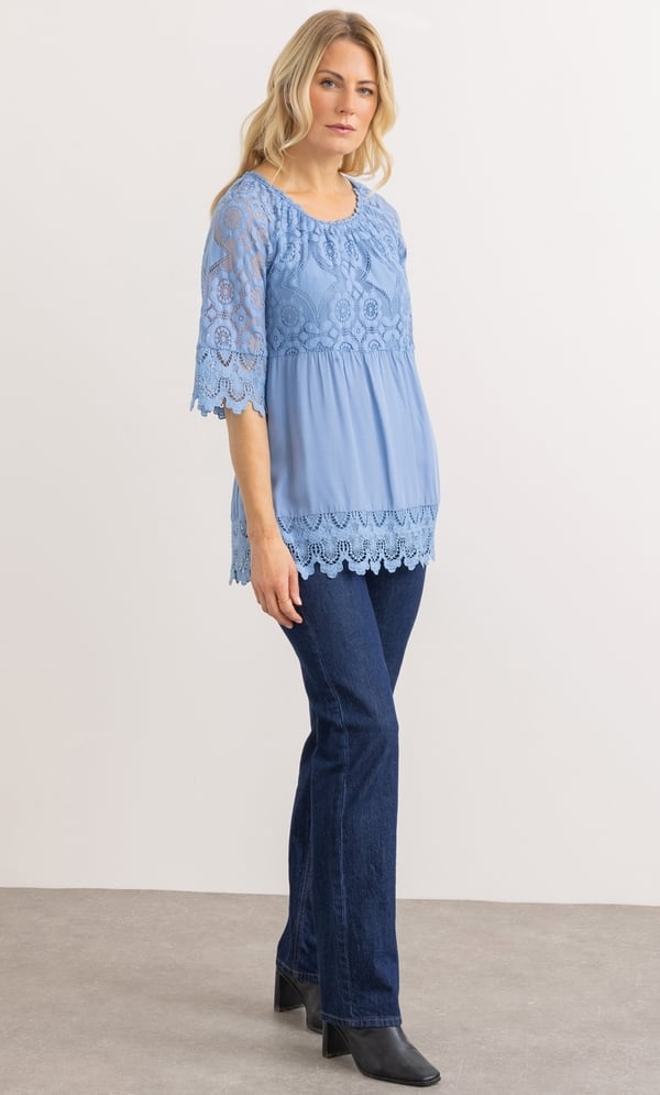 Lace Trim Top