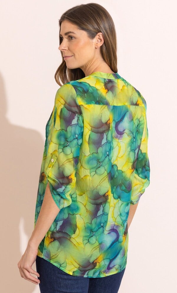 Bold Watercolour Print Shirt