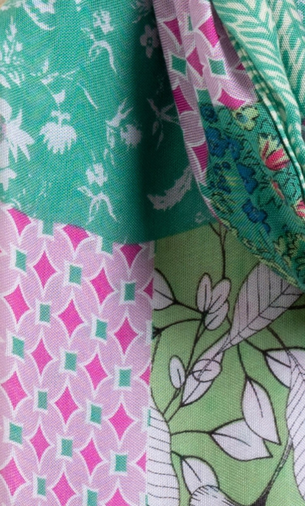 Patchwork Printed Scarf