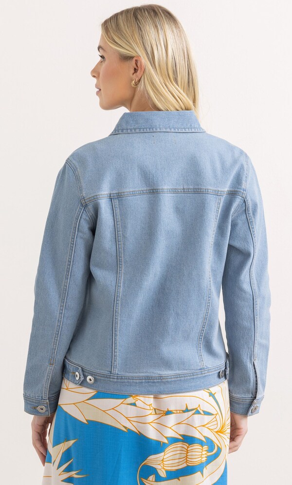 Cotton Blend Denim Jacket