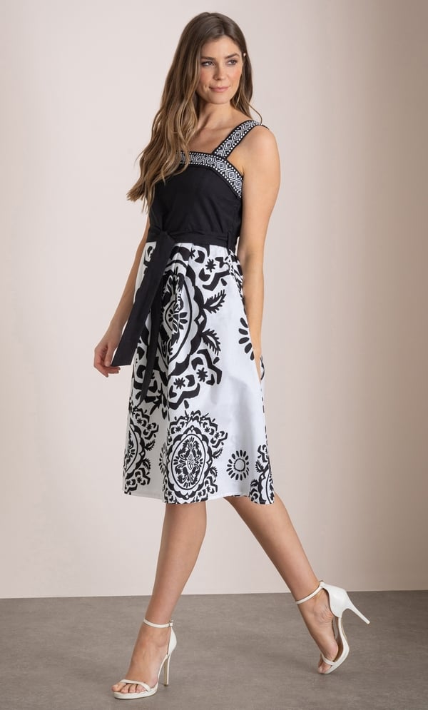 Printed Cotton Dress