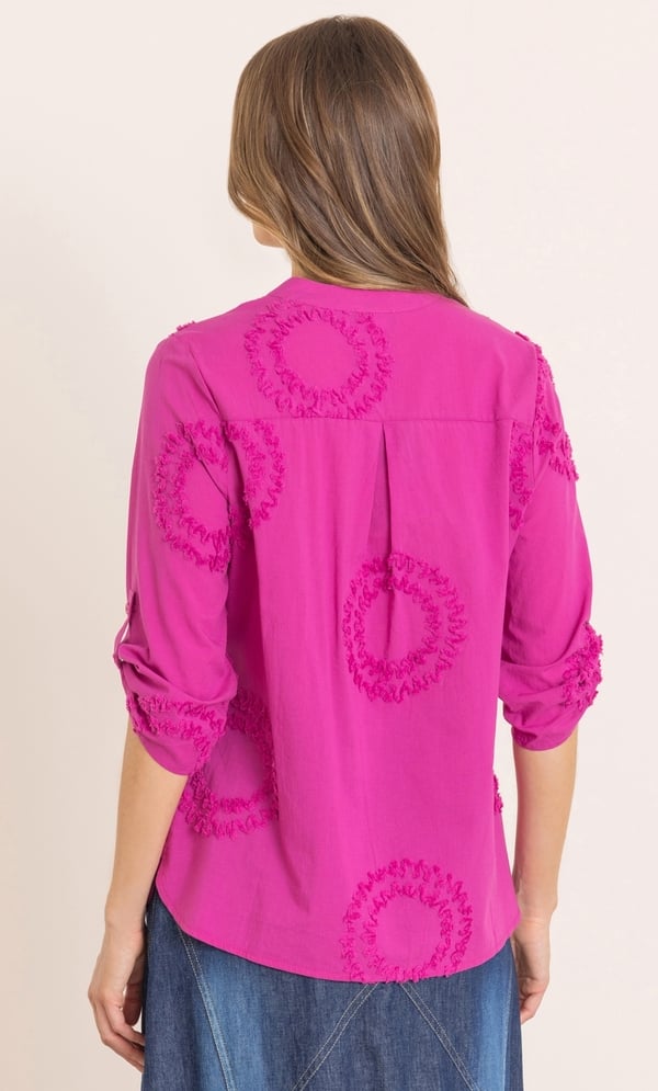 Applique Cotton Shirt