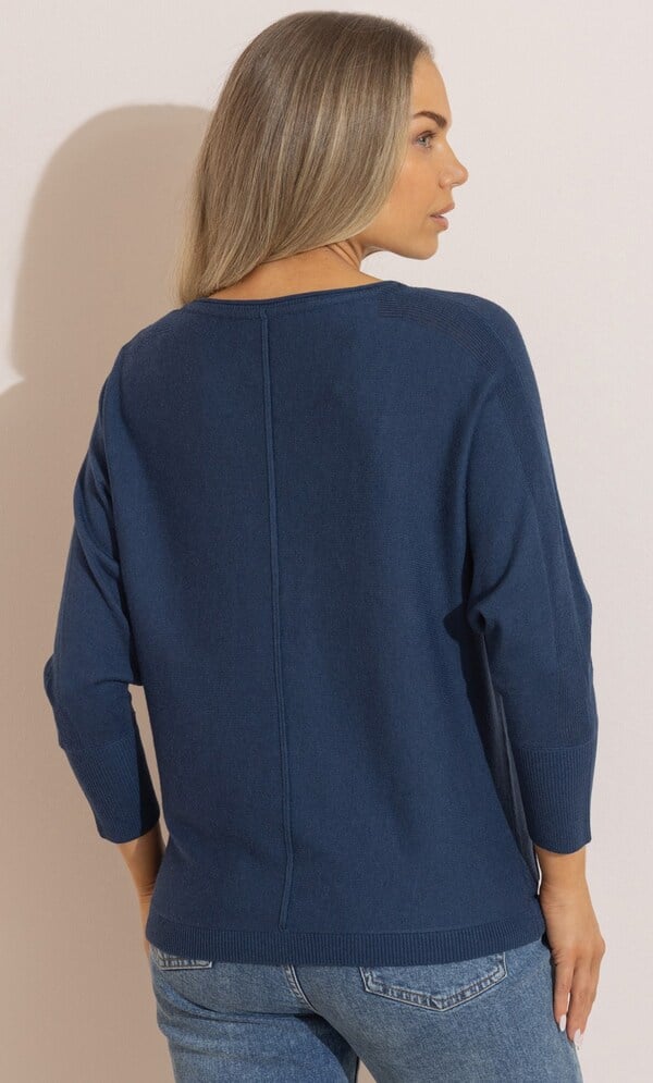 Batwing Knitted Jumper