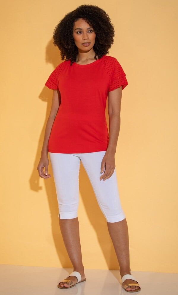 Layered Short Sleeve Top