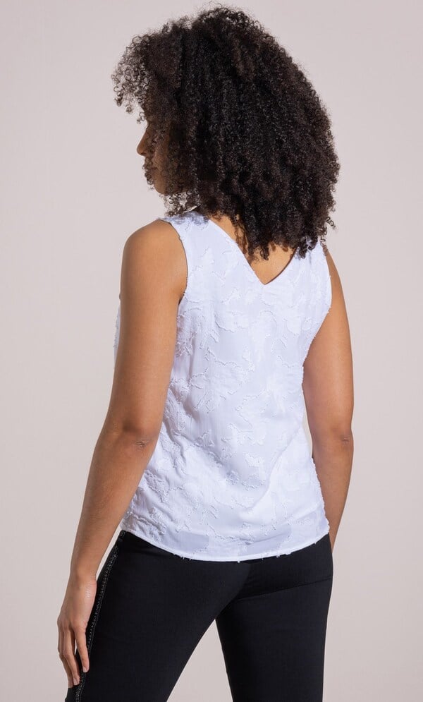 Jacquard Sleeveless Top