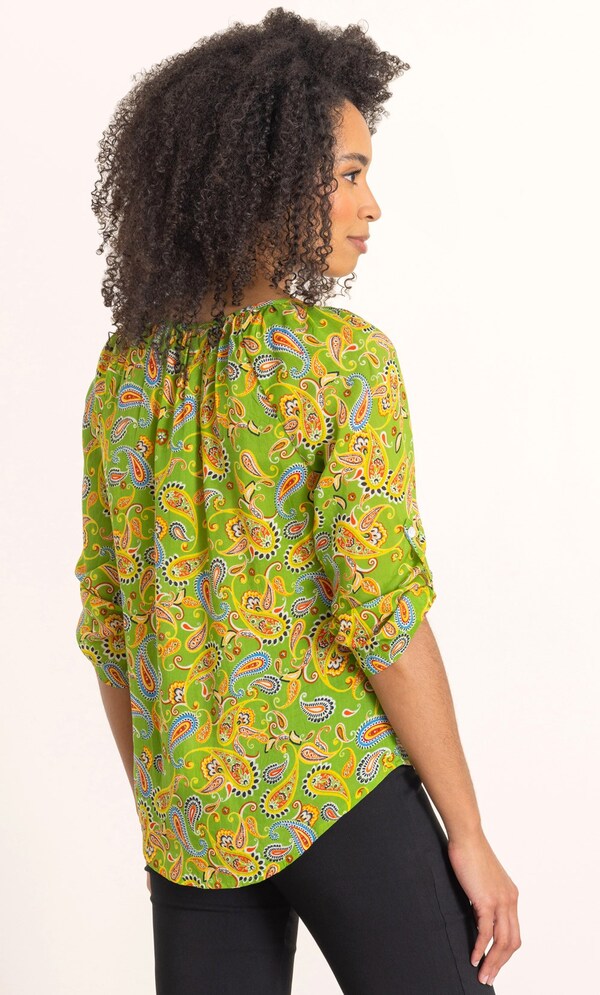 Paisley Printed Top