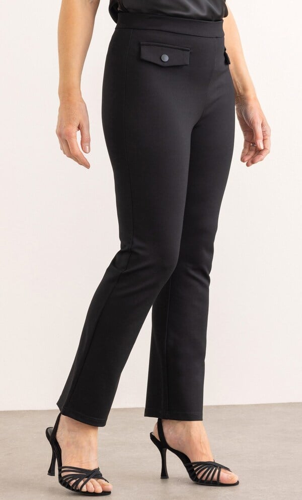 Anna Rose Slim Leg Ponte Trousers