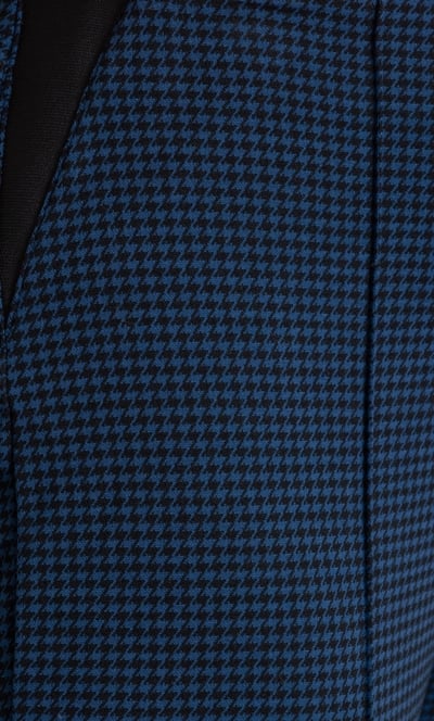 Anna Rose Houndstooth Slim Leg Trousers