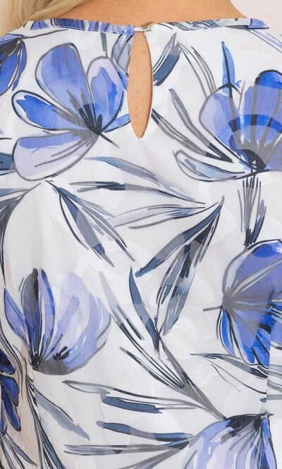 Anna Rose Floral Print Top