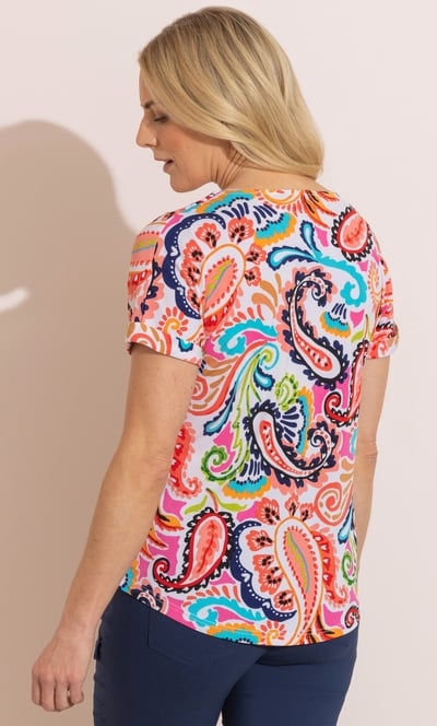 Anna Rose Paisley Printed Top