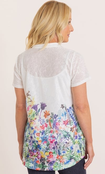 Anna Rose Garden Print Top