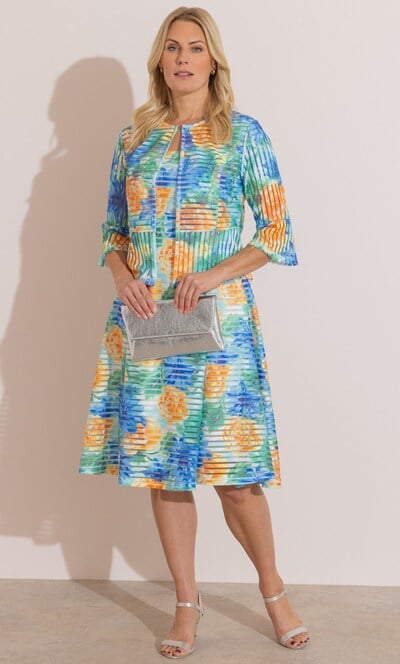 Anna Rose Striped Peplum Jacket