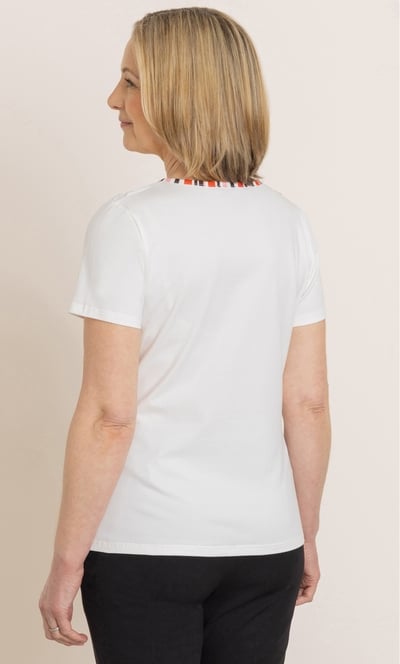 Anna Rose Printed Short Sleeve Top