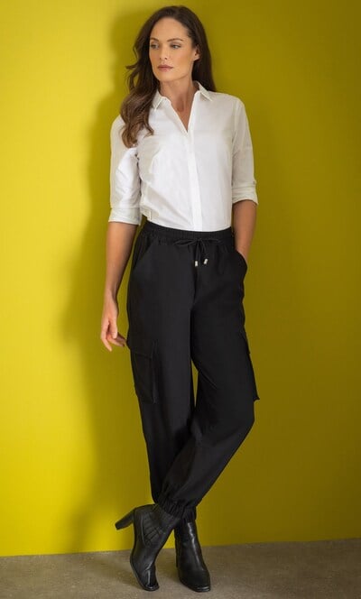 Pull On Cargo Trousers
