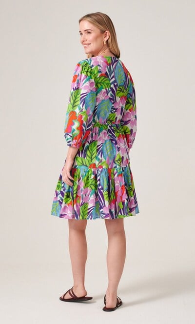 Printed Cotton Tunic Dress