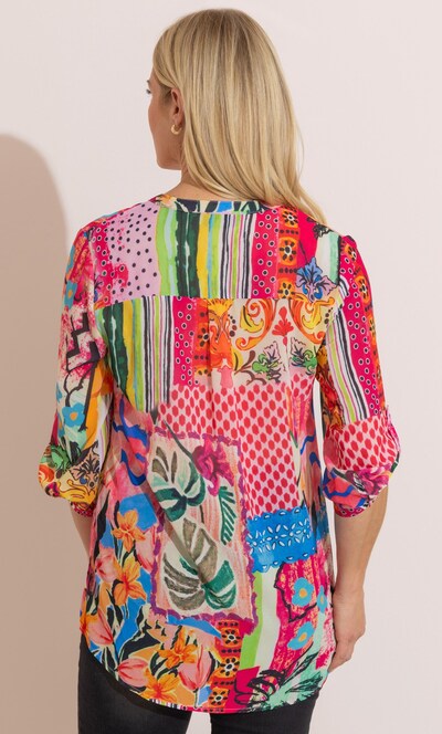 Anna Rose Printed Blouse