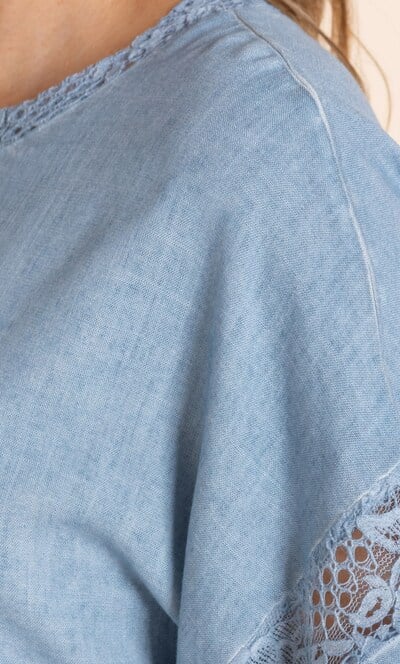 Linen Blend Relaxed Fit Top