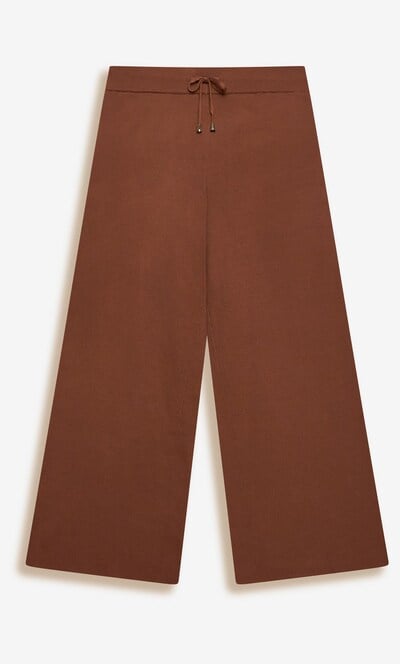 Knitted Wide Leg Trousers