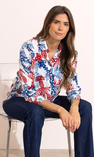 Lobster Printed Blouse