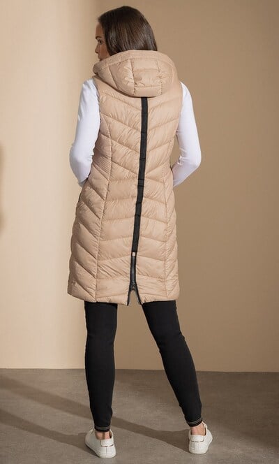 Hooded Longline Gilet